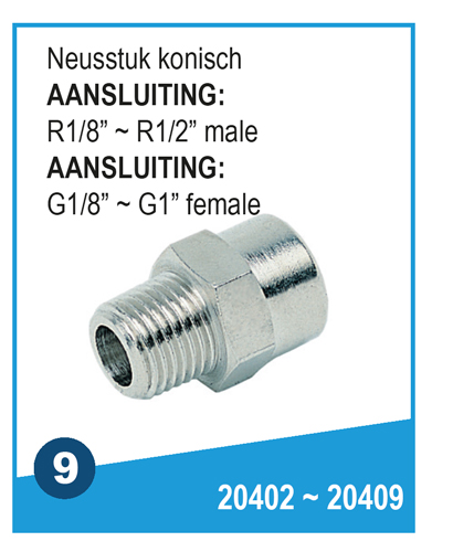 Neusstuk konisch 20402