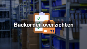 header backorder overzichten